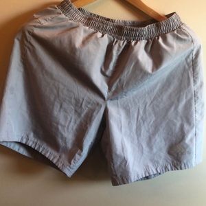 Mens 7” light grey Adidas running shorts